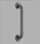 Jaclo 2624 Contemporary 24" Wall Mount Grab With Round Flange Matte Black. Fixed Price $178.00.