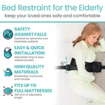 Vive Safety Bed Restraint Holder Adjustable Secure Elderly Dementia Support. Fixed Price $28.88.