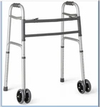 Medline Folding Walker H5.75" X W335.75" D29.90" Bariatric Standard Metallic. Fixed Price $29.99.