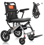 Transport Wheelchair For Seniors,portable Lightweight Folding W/ 16" Seat. Fixed Price $191.39.