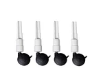 3 Replacement Shower Chair Wheels Set Of 4 Locking Casters For Rolling &. Fixed Price $120.44.
