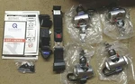 Qstraint Deluxe L-track Retractor Kit Q-8100-A-L W/ Manual Lap & Shoulder Belts. Fixed Price $599.99.