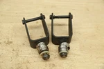 Pair Rear Caster Forks Invacare Tdx SP2 Power Chairs, 6" Wheels Tires. Fixed Price $63.11.