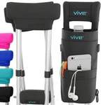 Vive Premium Crutch Pads, Bag, & Hand Grips (5 Count (pack Of 1), Black. Fixed Price $38.06.