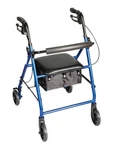 Compass Health Brands Carex Classics Four-wheel Rollator, 30 36 Inch, Metallic. Fixed Price $147.74.