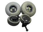 Jazzy Elite Select Power Chair Drive & Caster Wheels Tires 9X3 2.80/2.50-4. Fixed Price $120.00.