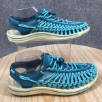 Keen Sandals Womens 9.5 Uneek Fisherman Blue 010315 Breathable Lace Up Casual. Fixed Price $43.99.
