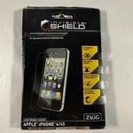 Zagg Invisibleshield Screen Protector For Apple Iphone And 4S Devices. Fixed Price $8.96.