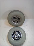 Pride Rally Mobility Scooter Rear Wheels, Set Of 2, .80/2.50-4 Gray Solid CW1. Fixed Price $47.70.