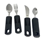 Easy Hold Large Grips Weighted Adaptive Spoon Fork Knife Eating Utensils. Fixed Price $16.15.