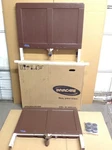 New Invacare G53 Brown Ends G-series W/4 Wheels,bed Rails, Free Ship. Fixed Price $105.84.