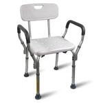 Essential Medical Supply Height Adjustable Shower Bench With Arms And Backrest. Fixed Price $26.21.