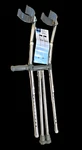 Medline Adult Tall Aluminum Forearm Crutches Vinyl Coated Contoured Cuffs. Fixed Price $69.99.