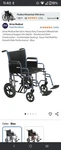 Drive Medical Bariatric 22IN Steel Transport Wheelchair Open Box. Fixed Price $120.00.