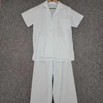 Vintage Carole Pajama Set Womens Large Embroidered Collar Pocket 2 Piece 80S. Fixed Price $25.19.