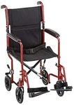 Nova Medical Products 19" Steel Transport Wheelchair, Blue. Fixed Price $219.95.