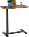 Overbed Bedside With Wheels Adjustable Hospital Home Use Laptop. Fixed Price $53.04.