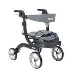 Drive Medical Nitro Aluminum Rollator, Hemi Height, 10" Casters. Black Color.. Fixed Price $370.00.