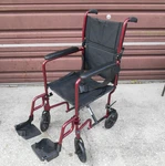 Karman LT-2017 Lightweight Aluminum Transport Wheelchair, 17" Seat. Pick Up Only. Fixed Price $80.00.