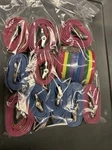 Posey Transfer Gait Belt Rainbow Colors 53 Pt Rehab Fall Risk Strap Lot 12. Fixed Price $39.99.