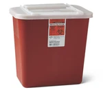 Wall-mounted Sharps Containers, Gallon Capacity, Sliding Lid, Red, Pack Of 20. Fixed Price $122.73.