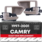 Interior Door Handle 2-PC, Left & Right For Toyota Camry Front Rear, Dri.... Fixed Price $16.14.