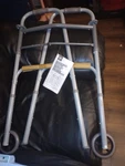 Medline 2-BUTTON Folding Walker (MDS86410W54B). Fixed Price $49.99.
