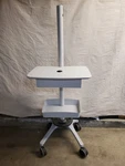 Ergotron Zido Anthro Mobile Pc Cart Rolling Workstation, Tray And Storage. Fixed Price $350.00.