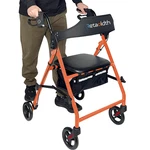 Retaoldth Foldable Rollator Walker Seat For Seniors Easy Folding One-hand Carry. Fixed Price $115.85.