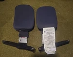 Pair Quantum Edge 3 Lateral Chest Pads 7X5 Fully Adjustable Swing Away 4" 6". Fixed Price $60.00.