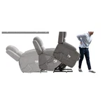 Recliner Chair With Assisted Lift And Massage Function Infinite Position. Fixed Price $472.81.