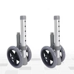 Dr. Aid Premium Auto Brake Wheels Replacement For Walkers, 5" .... Fixed Price $57.46.