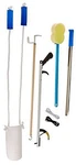 Sammons Preston 49850 Complete Hip Replacement Kit, 24" Shoehorn, 26" Reacher. Fixed Price $91.25.