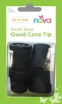 Nova Small Base Quad Cane, Fits 1/2" Shaft 4CT (1 Package). Fixed Price $10.95.
