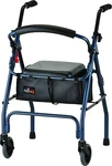 Nova Cruiser Ii Foldable Rolling Mobility Walker Rollator Blue New. Fixed Price $184.95.