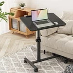 Desk Adjustable Overbed Bedside Rolling Laptop Tray Cart Heigh.... Fixed Price $79.86.
