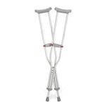 New! Medline Lightweight Aluminum Red Dot Crutches, One Pair Patients 5 1 -9. Fixed Price $15.95.