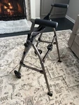 Stander Ez Fold-n-go Walker #4300-BW Black Walnut Barely Used. Fixed Price $75.00.