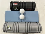 Mobility Equipment Set - Soft & Firm Foam Roller, Lacross Balls, Yoga Blocks. Fixed Price $12.99.