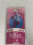 Pink Maxell Wired In-ear Headphones With Mic & Remote, Buds 4 Smart. Fixed Price $12.95.