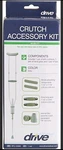 Drive Medical Accessory Replacement Kit For Universal Crutches, Gray. Fixed Price $9.99.