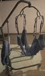 Medline MDS400ELB Electric Patient Lift W/ 4-POINT Cradle & Sling. Fixed Price $450.00.