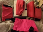 Crutch Pads Hand Grips & Bag 5PC Kit Pink Padded Underarm Cushion Accessory. Fixed Price $23.00.