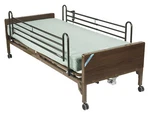 Delta Ultra Light Semi Electric Hospital Bed With Full Rails And Foam Mattress. Fixed Price $1055.28.