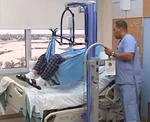 Arjo Electric Patient Lift With Scale Charger Battery Sling. Fixed Price $2349.99.
