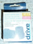 Guardian Quad Cane Tips 5/8" Grey /4 Per Pack). Fixed Price $9.95.