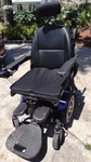 Merits Vision Ultra Power Wheelchair Headrest Joystick Black Blue. Fixed Price $1000.00.