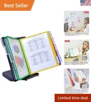 Adjustable 10-POCKET Organizer For Fast Access Ideal Home Office. Fixed Price $118.51.