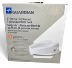 Medline Guardian 4" Raised Toilet Seat With Lock G4-400RX1 250 Lb Capacity New. Fixed Price $28.50.