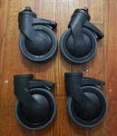 4 Easystand Evolv Large Adult/adaptive Standing Chair Rear & Front Caster Wheels. Fixed Price $69.00.